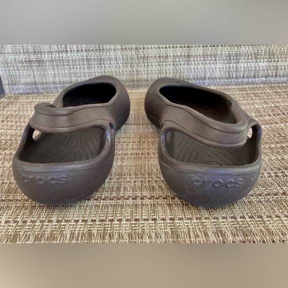 Girls CROCS, size W5, Brown - Picture 4 of 5